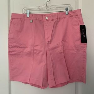 NWT Ralph Lauren pink shorts SZ16w